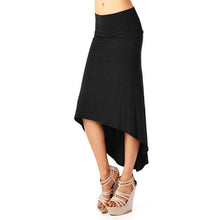 2016 women long skirts Sexy Asymmetric Irregular long black skirt Package Hip Skirt women long skirt elegant faldas irregulares