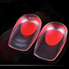2017 1 Pair Soft Silicone Increase Half-height Heel Support Pad Cup Gel Shock Cushion Orthotic Insole Plantar Care