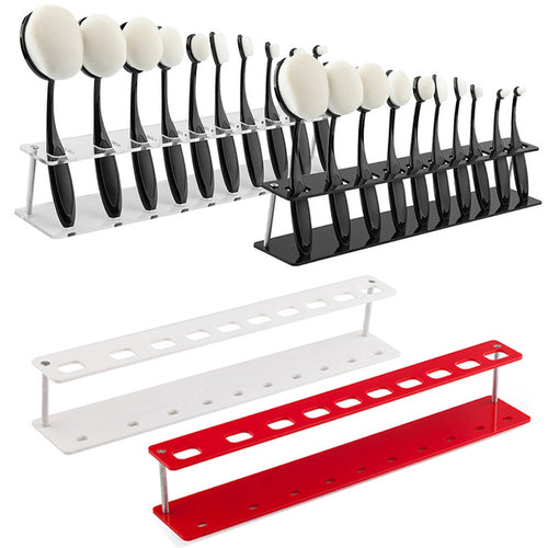 2017 10 Holes Makeup Brushes Display Holder Brush Showing Rack Toothbrush Holder Drying Stand Storage 88