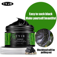 2017 100g Black Mud Face Mask Deep Cleansing Pilaten Blackhead Remover Acne Treatment Purifying Peel Off Suction Mascara facial