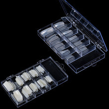 2017 100pcs Acrylic False Nails Clear Full Cover Fake Nail Art Tips Korean Natural Clear Nail tools