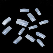 2017 100pcs Acrylic False Nails Clear Full Cover Fake Nail Art Tips Korean Natural Clear Nail tools