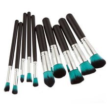 2017 10PCS Cosmetic Professional Makeup brushes set Face Powder Foundation Eyeshadow Concealer Eyebrow brush Pincel maquiagem