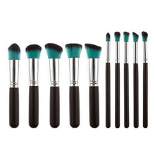 2017 10PCS Cosmetic Professional Makeup brushes set Face Powder Foundation Eyeshadow Concealer Eyebrow brush Pincel maquiagem