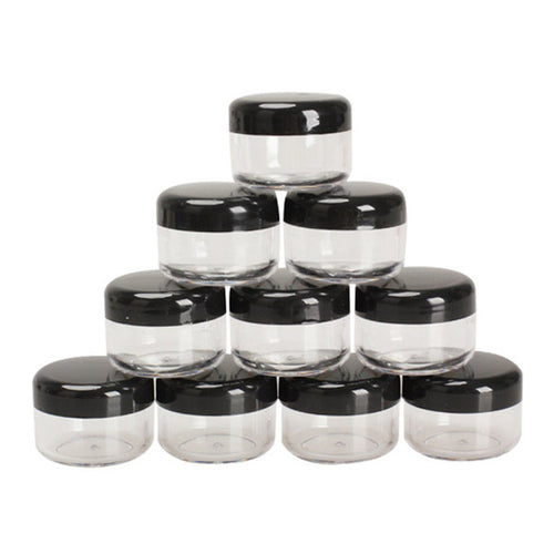 2017 10Pcs/50Pcs Mini Cosmetic Empty Jar Pot Eyeshadow Makeup Face Cream Container