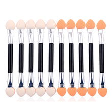 2017 10pcs Manicure Pen Nail Art Carving Pen Makeup brushes Nail Sponge Stick Salon tools Cosmetics Maquiagem