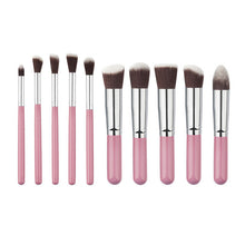2017 10pcs/Set Cosmetica Makeup Brushes Cosmetics Foundation Blending Brush Make Up Tools