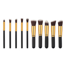 2017 10pcs/Set Cosmetica Makeup Brushes Cosmetics Foundation Blending Brush Make Up Tools