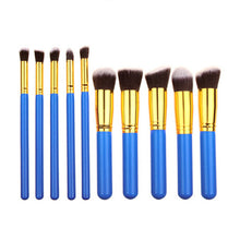 2017 10pcs/Set Cosmetica Makeup Brushes Cosmetics Foundation Blending Brush Make Up Tools