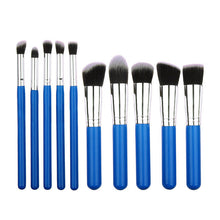2017 10pcs/Set Cosmetica Makeup Brushes Cosmetics Foundation Blending Brush Make Up Tools