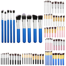 2017 10pcs/Set Cosmetica Makeup Brushes Cosmetics Foundation Blending Brush Make Up Tools