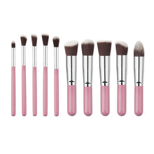 2017 10pcs/Set Cosmetica Makeup Brushes Cosmetics Foundation Blending Brush Make Up Tools