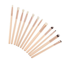 2017 12 Pcs Professional Foundation Eye Shadow Makeup Brushes Eyeshadow Eyeliner Brush Tools 88
