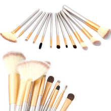 2017 12 Pcs Professional Makeup Brushes Soft Synthetic Cosmetic Foundation Powder Blush Eyeliner Brushes Set