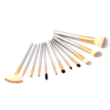 2017 12 Pcs Professional Makeup Brushes Soft Synthetic Cosmetic Foundation Powder Blush Eyeliner Brushes Set