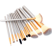 2017 12 Pcs Professional Makeup Brushes Soft Synthetic Cosmetic Foundation Powder Blush Eyeliner Brushes Set