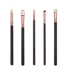 2017 15PCS Cosmetic Beauty Makeup brushes Pincel maquiagem Face Blusher Foundation Powder Lip Eyeshadow Eyebrow brush Black