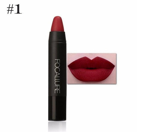 2017 19 Colors Pintalabios Matte Lipsticks Lips Beauty Makeup Cosmetics Waterproof Moisturizer Mate Lip Gloss Brillo de labios