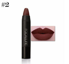 2017 19 Colors Pintalabios Matte Lipsticks Lips Beauty Makeup Cosmetics Waterproof Moisturizer Mate Lip Gloss Brillo de labios