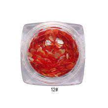 2017 1Box/7G Mixed Heart Nail sticker Thin Nail Art Glitter Paillette Nail Tip Gel Polish Nail art decorations Maquiagem