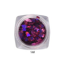 2017 1Box/7G Mixed Heart Nail sticker Thin Nail Art Glitter Paillette Nail Tip Gel Polish Nail art decorations Maquiagem