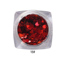 2017 1Box/7G Mixed Heart Nail sticker Thin Nail Art Glitter Paillette Nail Tip Gel Polish Nail art decorations Maquiagem