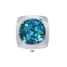 2017 1Box/7G Mixed Heart Nail sticker Thin Nail Art Glitter Paillette Nail Tip Gel Polish Nail art decorations Maquiagem