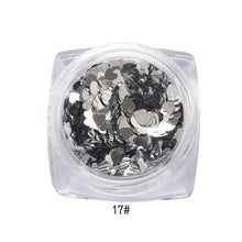 2017 1Box/7G Mixed Heart Nail sticker Thin Nail Art Glitter Paillette Nail Tip Gel Polish Nail art decorations Maquiagem