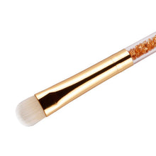 2017 1PCS Eye Shadow Diamond Handle Eyebrow Eyeshadow brush Beauty Cosmetics Makeup brushes Pincel maquiagem Gold