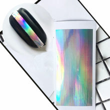 2017 1PCS Nail sticker Decal Multiple-Use Nail Art Gold Silver Stencil Stickers Glue Manicure Decor Nail art decorations