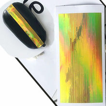 2017 1PCS Nail sticker Decal Multiple-Use Nail Art Gold Silver Stencil Stickers Glue Manicure Decor Nail art decorations