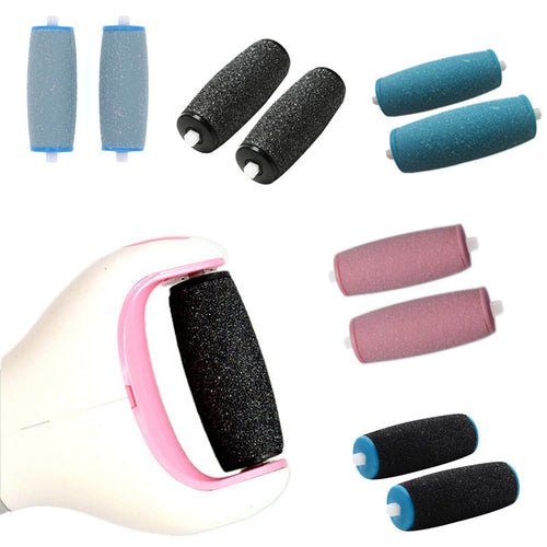 2017 1Pair Foot Care Tool Heads Pedi Hard Skin Remover Refills Replacement Rollers Perfect Fit