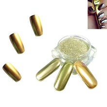 2017 1g/Box Gold Nail Glitter Powder Shinning Nail Art Mirror Powder Makeup Art DIY Chrome Pigment