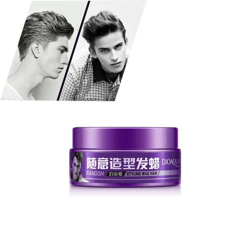 2017 1pclong professional lasting hair wax men styling tools casual pomade fluffy clay modeling stereotypes 88