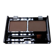 2017 2 Colors Mix Natural Waterproof Eyebrow Powder Brow Makeup Shadow With Brush