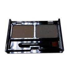 2017 2 Colors Mix Natural Waterproof Eyebrow Powder Brow Makeup Shadow With Brush