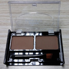 2017 2 Colors Mix Natural Waterproof Eyebrow Powder Brow Makeup Shadow With Brush