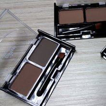 2017 2 Colors Mix Natural Waterproof Eyebrow Powder Brow Makeup Shadow With Brush