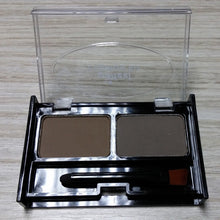 2017 2 Colors Mix Natural Waterproof Eyebrow Powder Brow Makeup Shadow With Brush