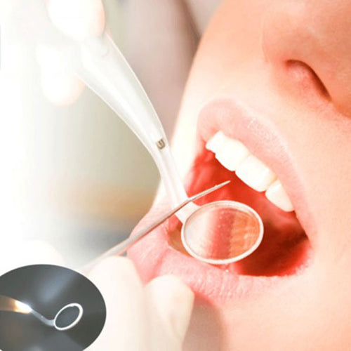 2017 2 pcs LED Light Teeth Whitening Dental Kit Mirror + Plaque Remover Dental Care Tools Kit Oral Hygiene