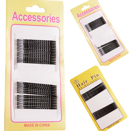 2017 20/30pcs/set Small Clip Hairpin Korean Version of Latest Black Wire Word Folder One Containing Hairpin