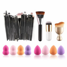 2017 20pcs Makeup brushes set and 8pcs Makeup sponge and 3pcs Foundation Powder Eyeshadow Make up Cosmetic brush