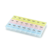2017 21 Lattice Plastic Medicine Storage Box Medical Pill Box Travel Medical Container Week Remind Jewelry Earring Case