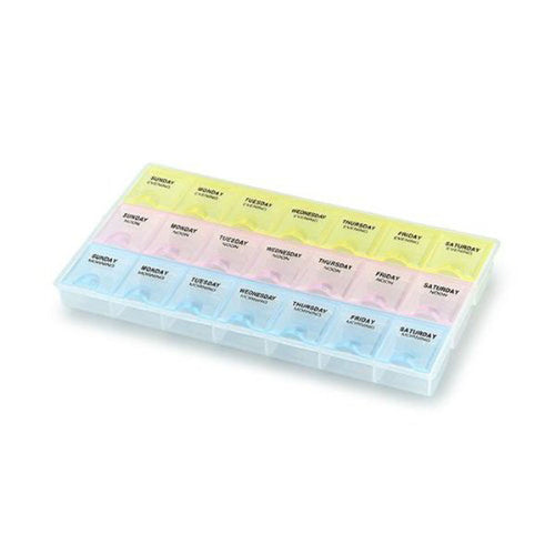2017 21 Lattice Plastic Medicine Storage Box Medical Pill Box Travel Medical Container Week Remind Jewelry Earring Case