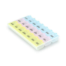 2017 21 Lattice Plastic Medicine Storage Box Medical Pill Box Travel Medical Container Week Remind Jewelry Earring Case
