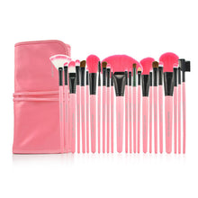 2017 24PCS Professional Makeup brushes set Eyeshadow Foundation Kabuki Cosmetic brush for powder tools Pink