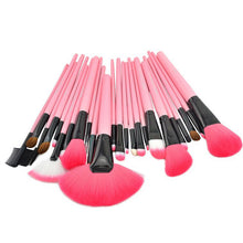 2017 24PCS Professional Makeup brushes set Eyeshadow Foundation Kabuki Cosmetic brush for powder tools Pink