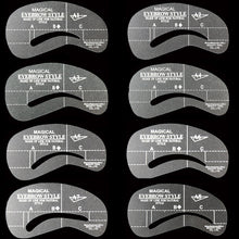 2017 24pcs New Supplementary Artifact Eyebrows Shaped Cards Kit Thrush Card Camber Thrush Posts Beauty Accessories 88