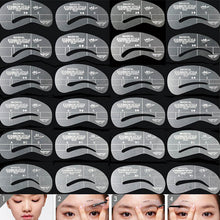 2017 24pcs New Supplementary Artifact Eyebrows Shaped Cards Kit Thrush Card Camber Thrush Posts Beauty Accessories 88