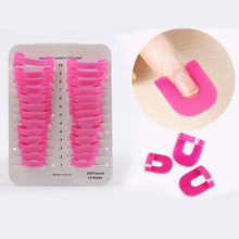 2017 26pcs Nails Art Tool Nail Polish Glue Spill Proof Model Nail Polish Protector Clip Manicure Tool 88